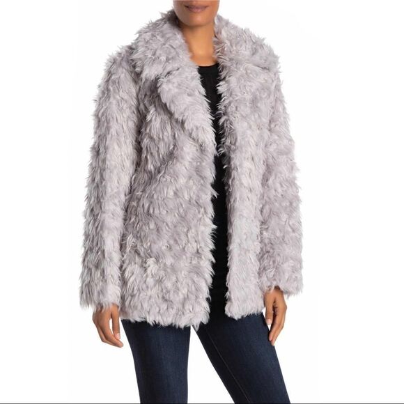 AVEC LES FILLES Notch Collar Curly Jacket, XL. NWT - Picture 1 of 7